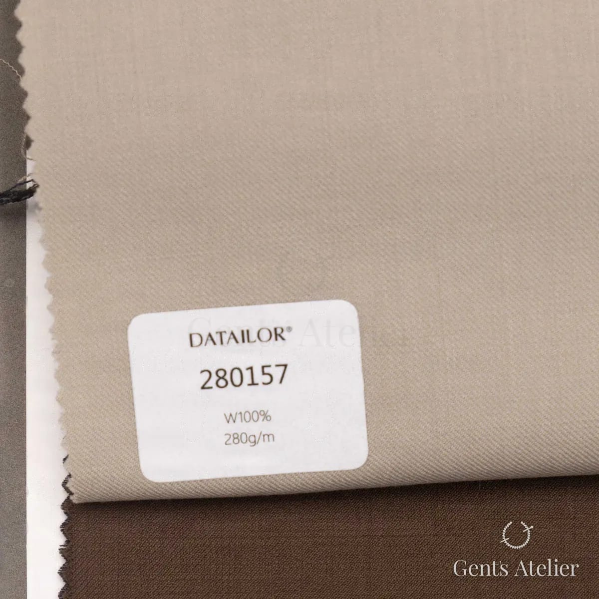 Образец ткани Tailor 280157 с этикеткой, бежевый