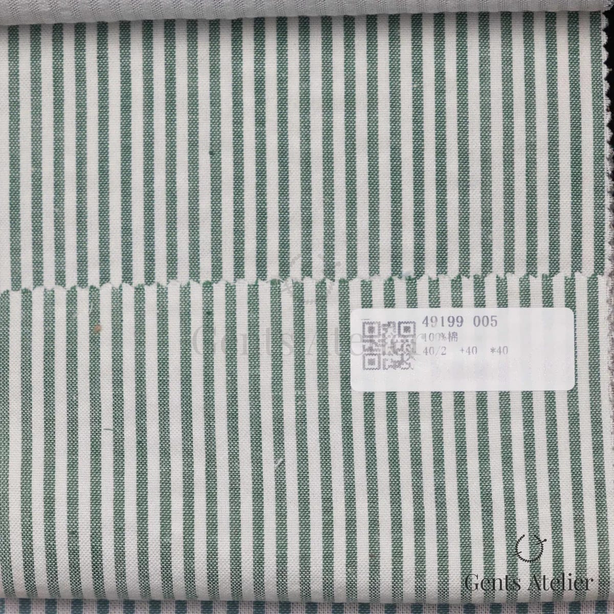 Образец ткани James Fabric 49199 005 с этикеткой, белый
