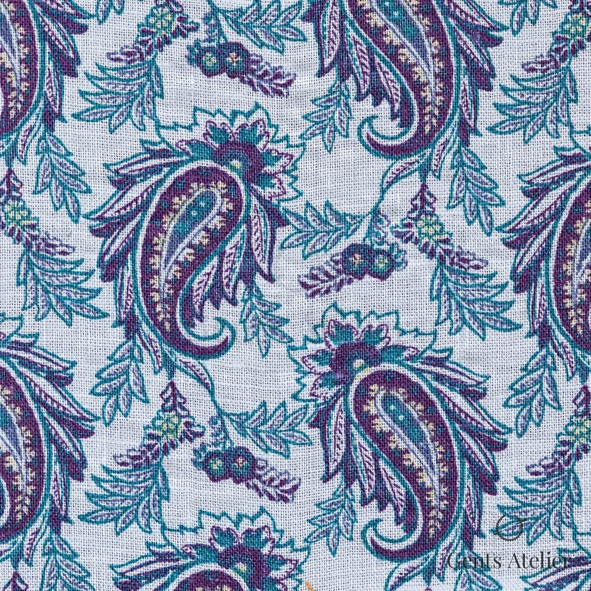 Сорочка из James Fabric 98292 005 — голубой, 100% Лён