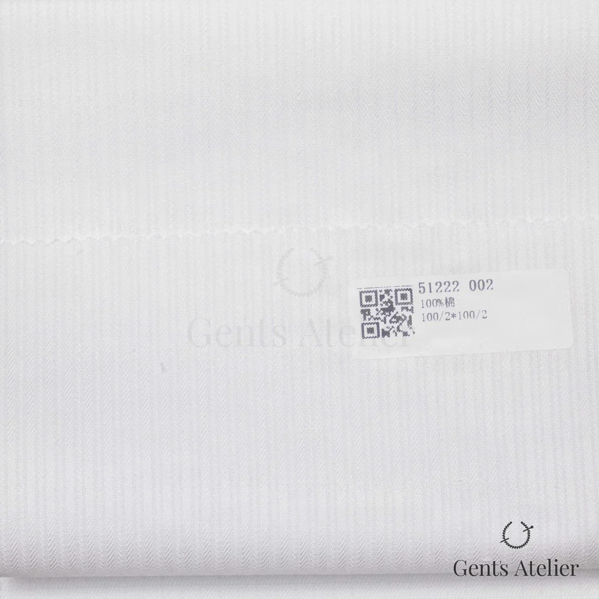 Образец ткани James Fabric 51222 002 с этикеткой, белый