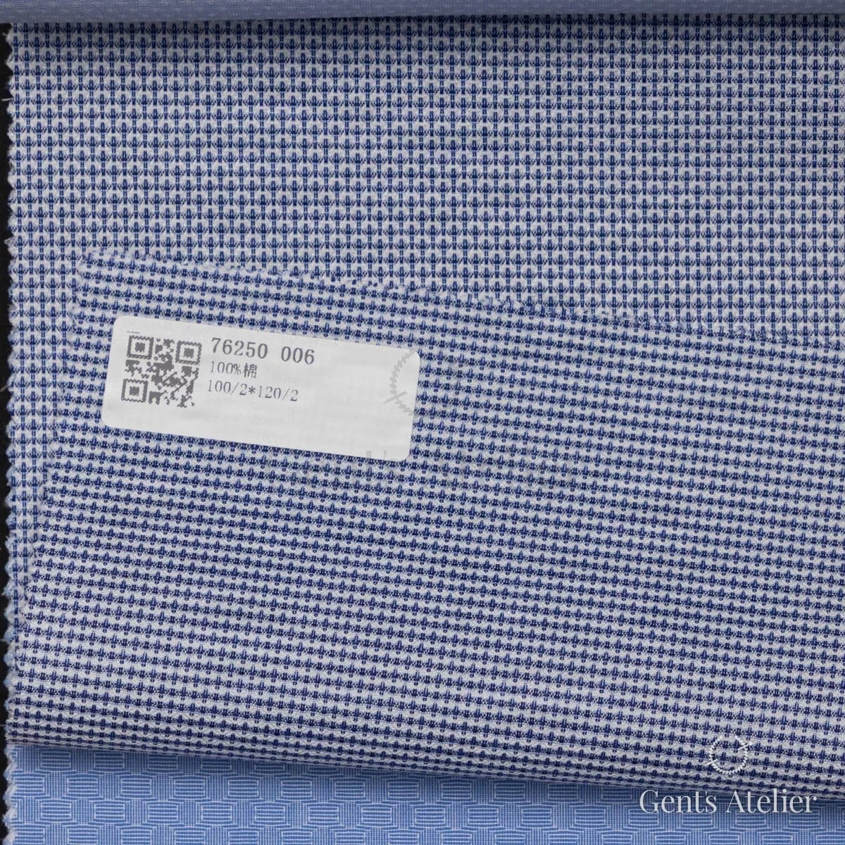 Образец ткани James Fabric 76250 006 с этикеткой, белый