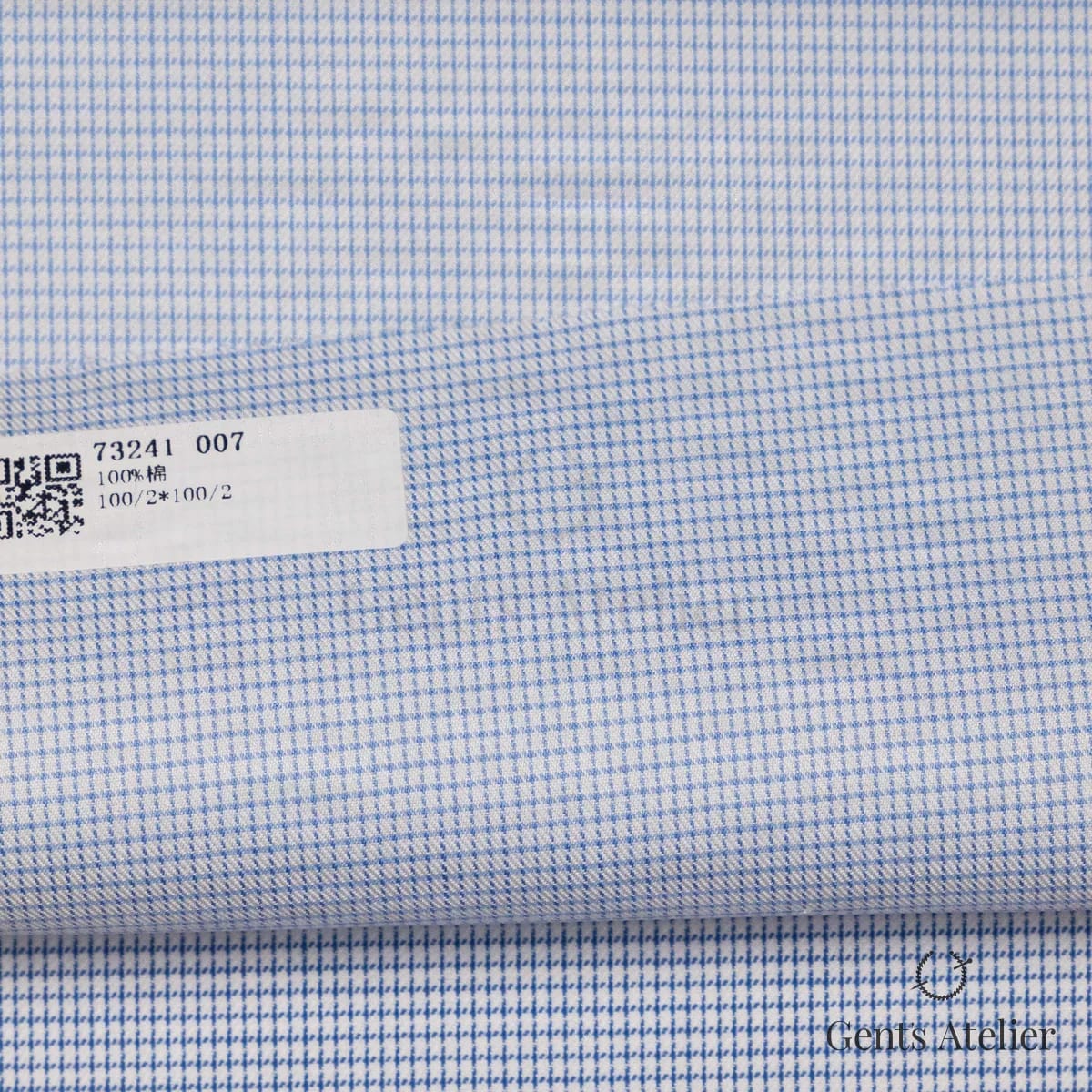 Образец ткани James Fabric 73241 007 с этикеткой, белый