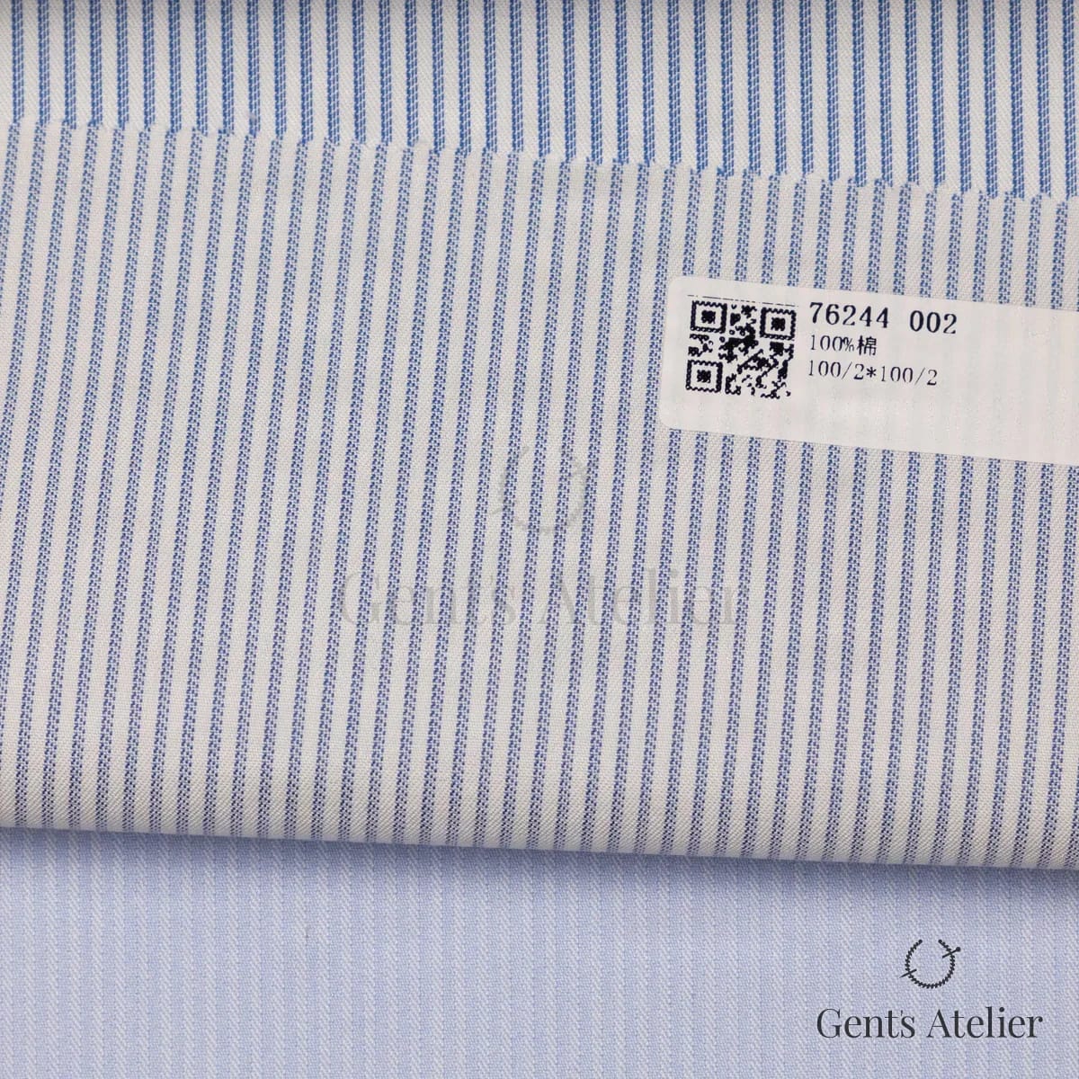 Образец ткани James Fabric 76244 002 с этикеткой, белый