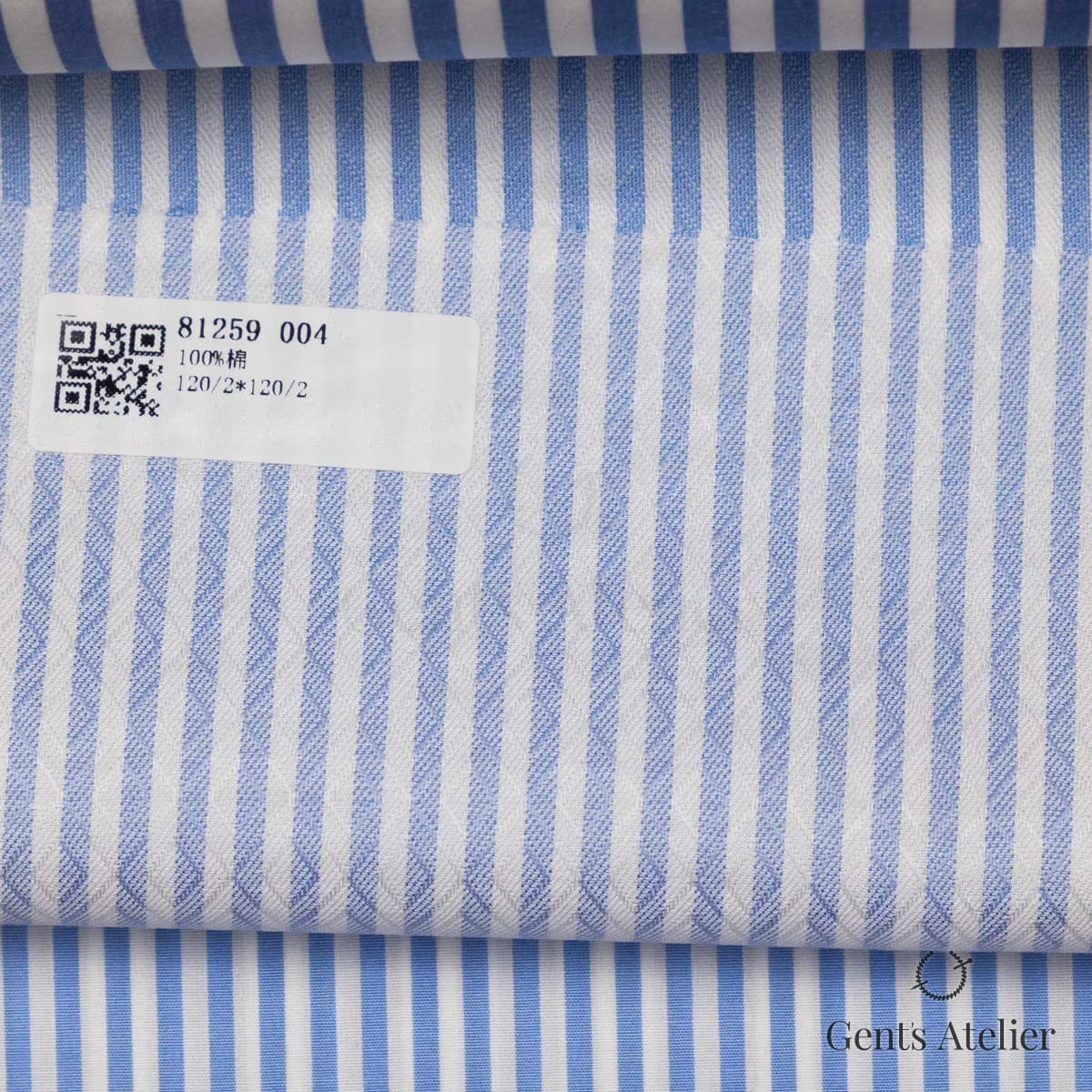 Образец ткани James Fabric 81259 004 с этикеткой, белый