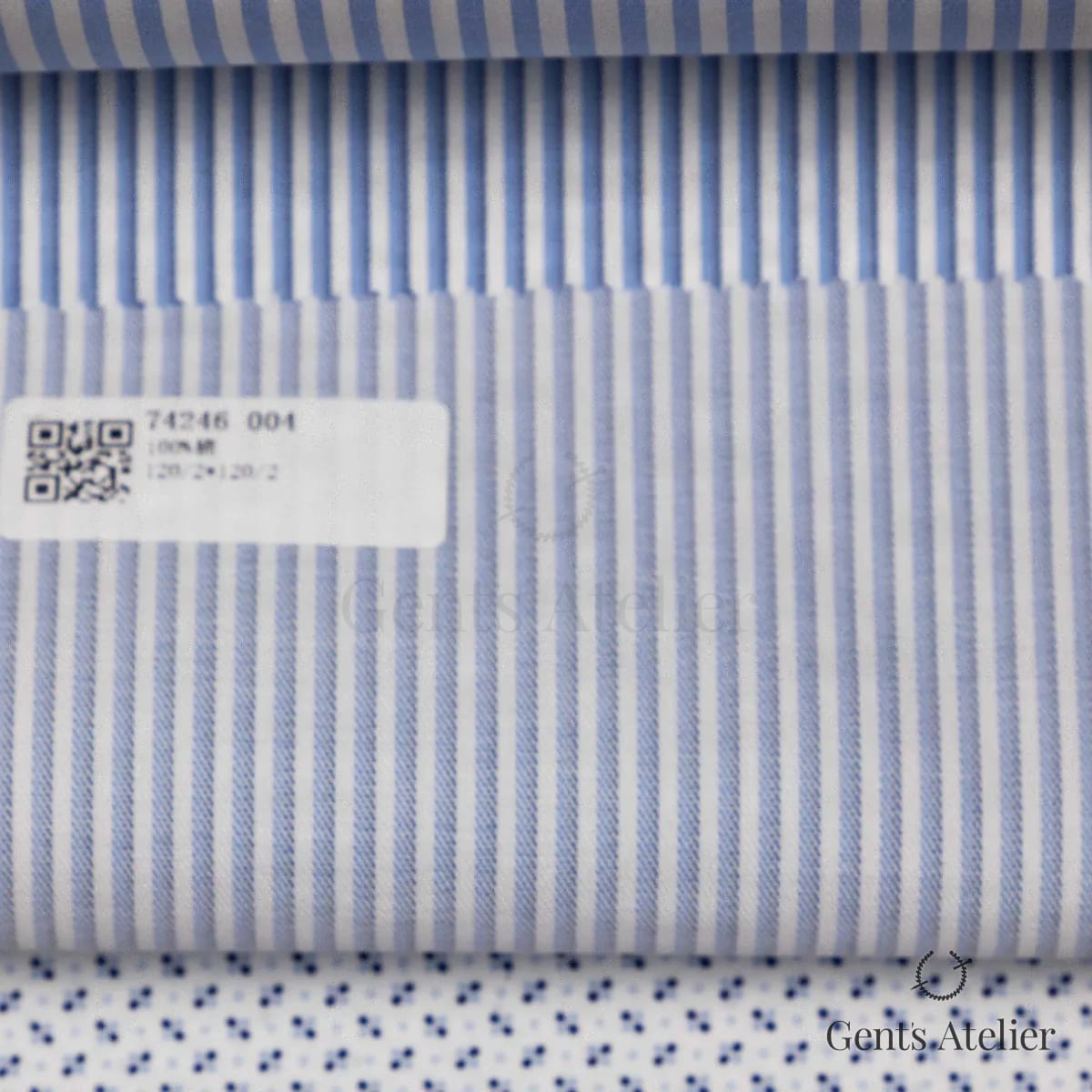 Образец ткани James Fabric 74246 004 с этикеткой, белый