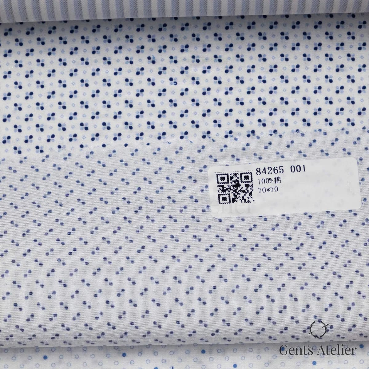Образец ткани James Fabric 84265 001 с этикеткой, белый