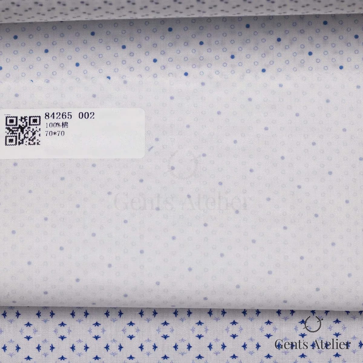 Образец ткани James Fabric 84265 002 с этикеткой, белый