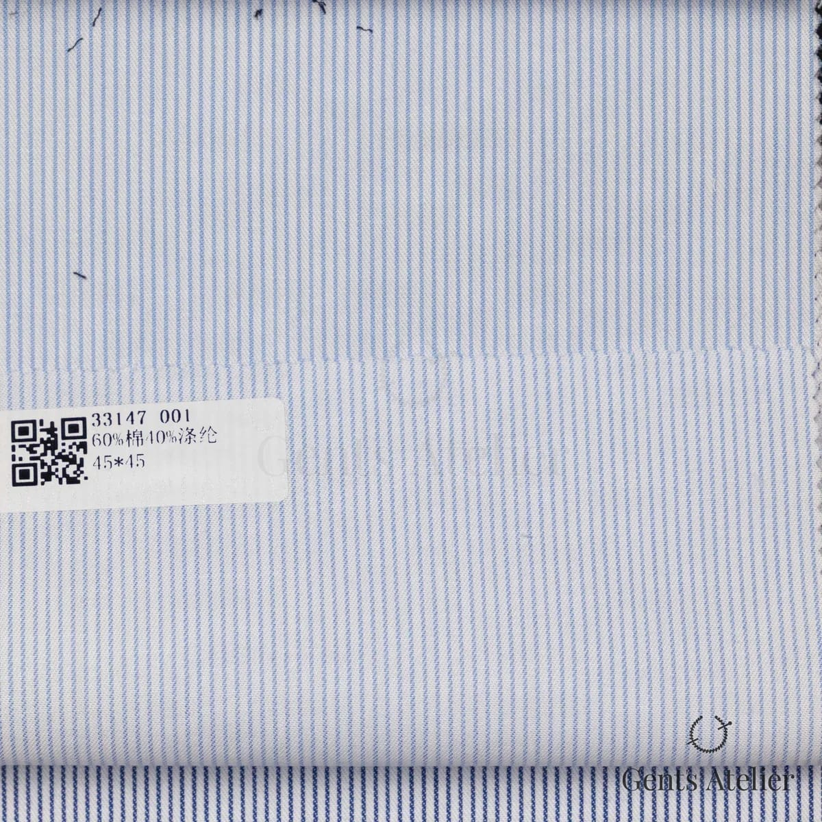Образец ткани James Fabric 33147 001 с этикеткой, белый