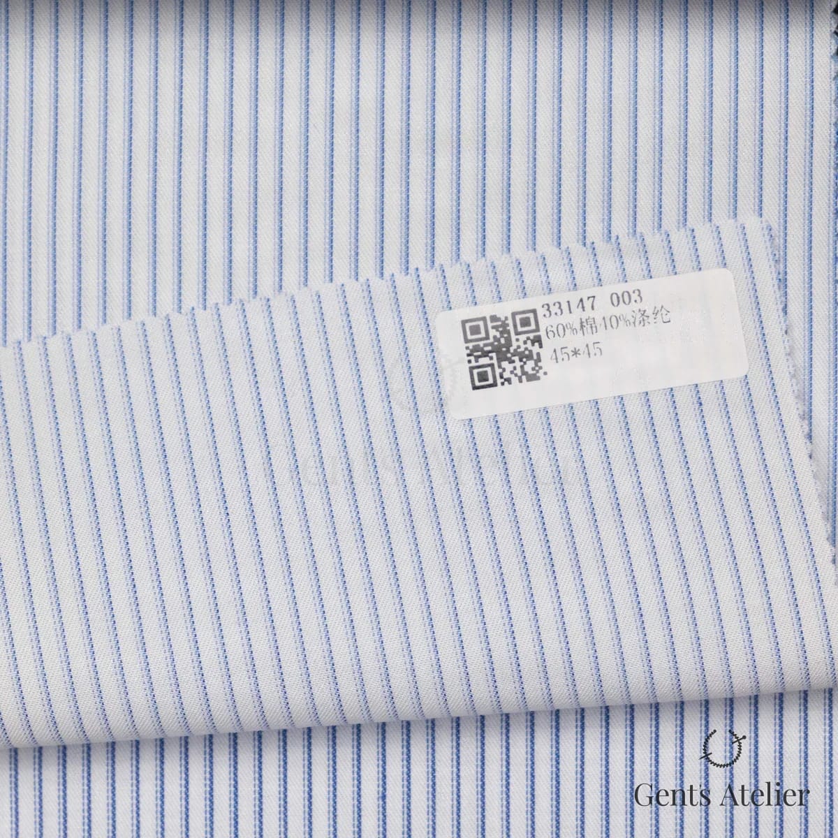 Образец ткани James Fabric 33147 003 с этикеткой, белый