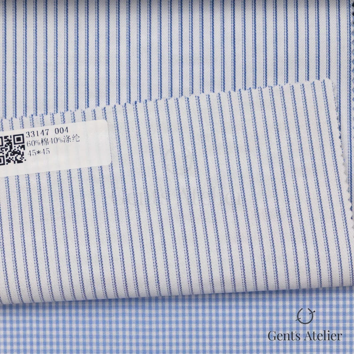 Образец ткани James Fabric 33147 004 с этикеткой, белый