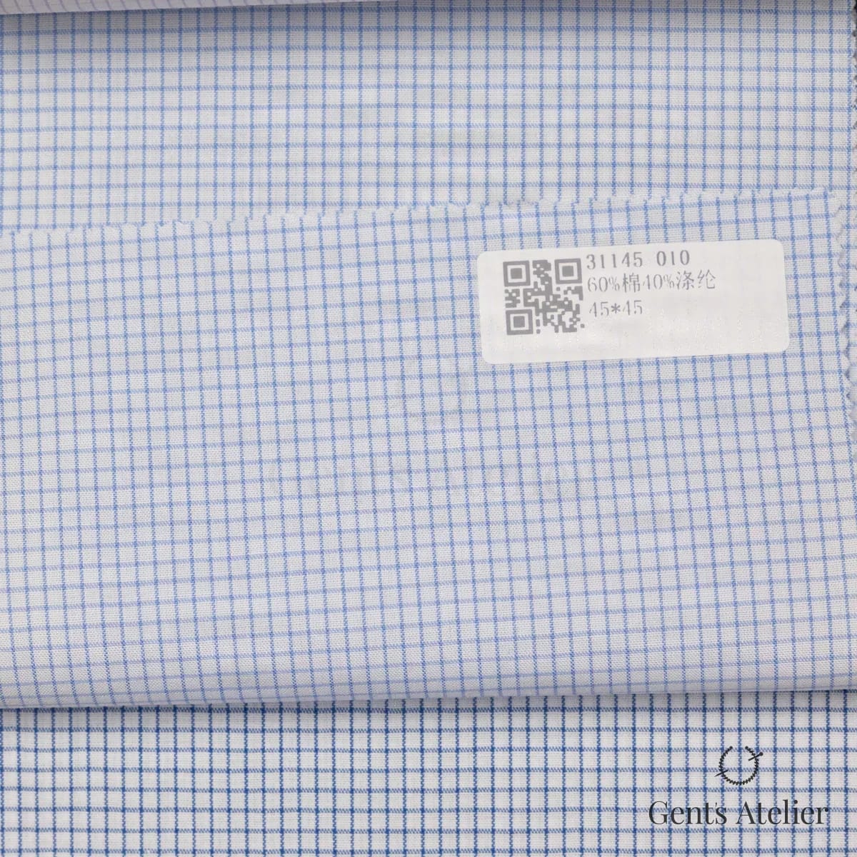 Образец ткани James Fabric 31145 010 с этикеткой, белый