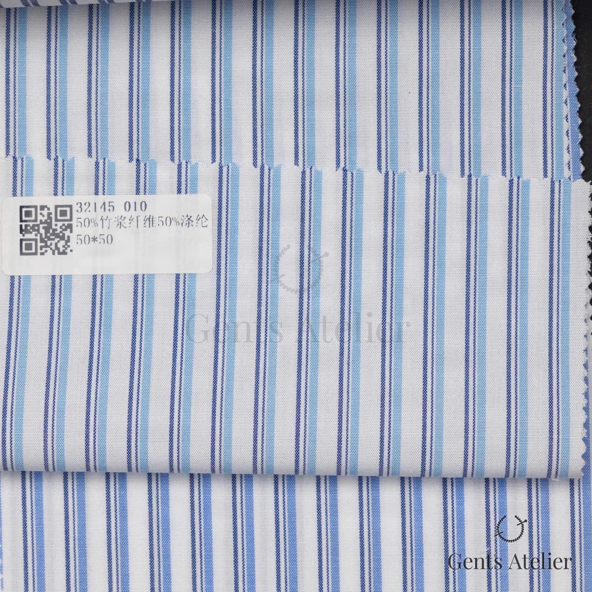 Образец ткани James Fabric 32145 010 с этикеткой, белый