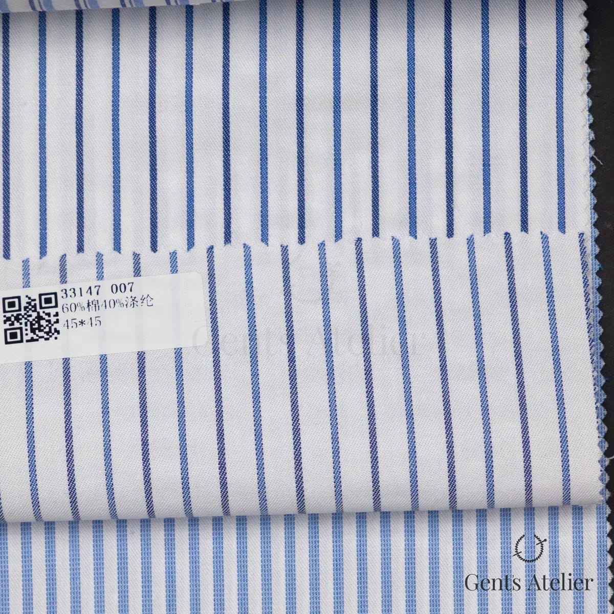 Образец ткани James Fabric 33147 007 с этикеткой, белый