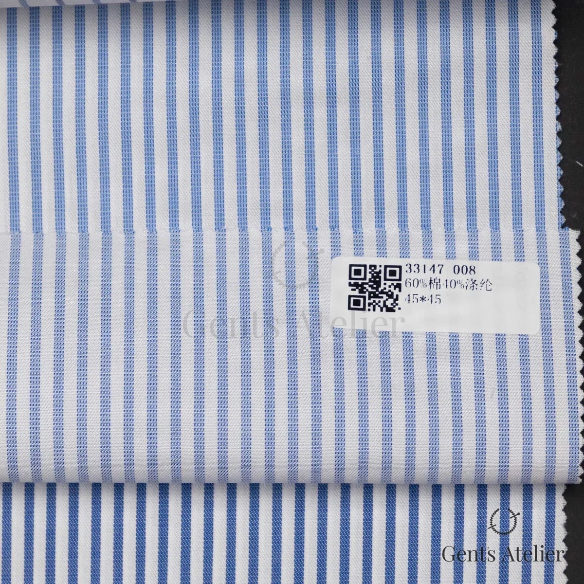 Образец ткани James Fabric 33147 008 с этикеткой, белый