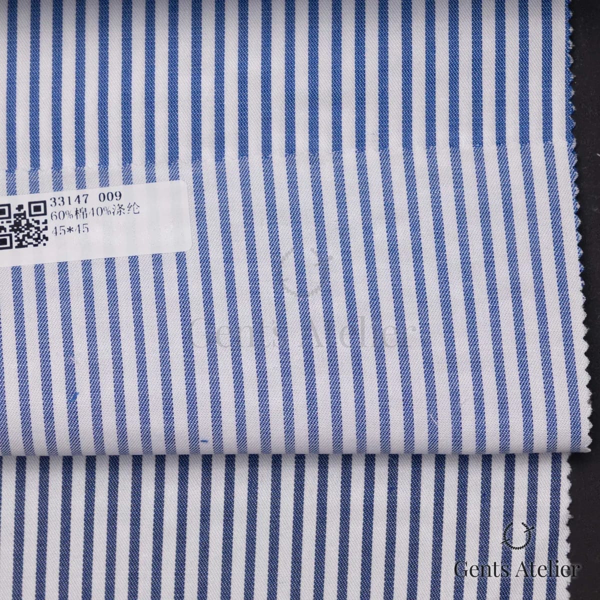 Образец ткани James Fabric 33147 009 с этикеткой, белый