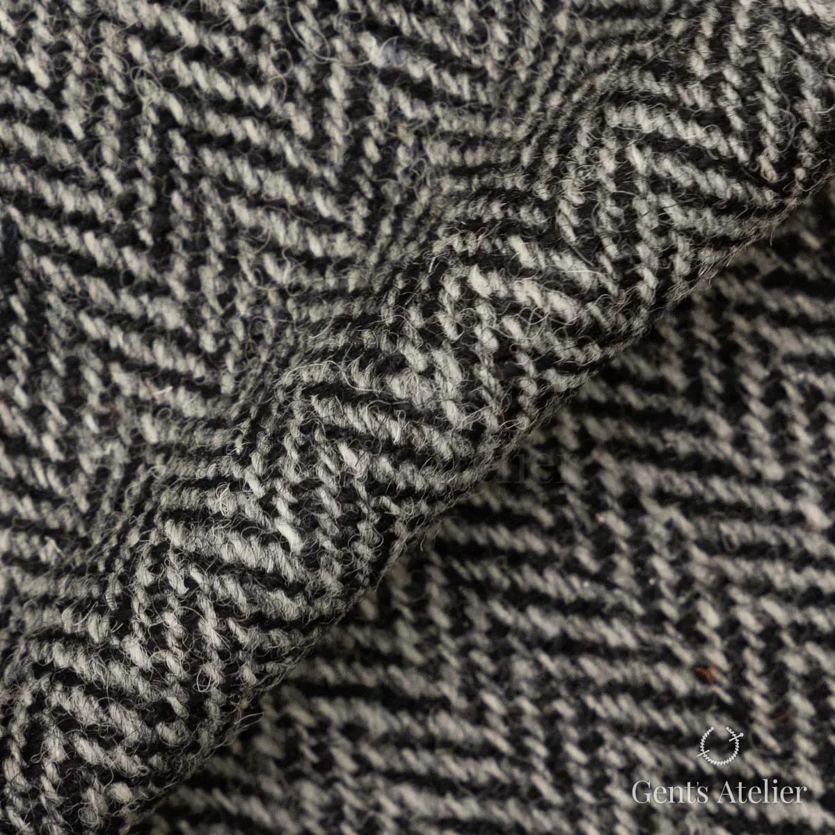 Драпировка ткани Harris Tweed LB000163 крупным планом