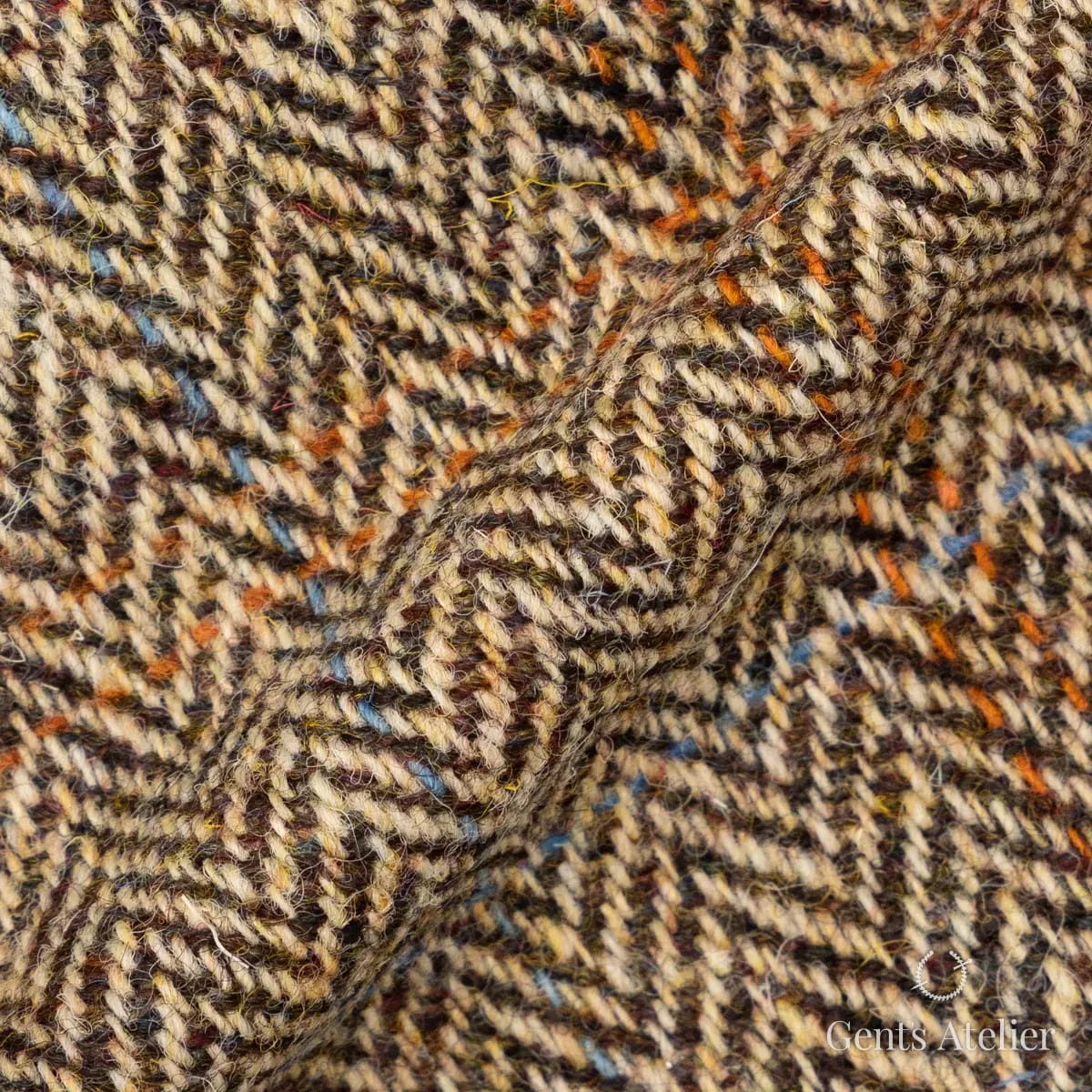 Драпировка ткани Harris Tweed LB000168 крупным планом