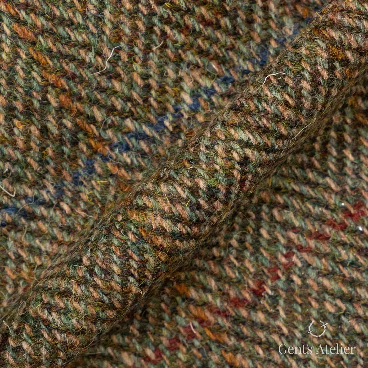 Драпировка ткани Harris Tweed LB000164 крупным планом