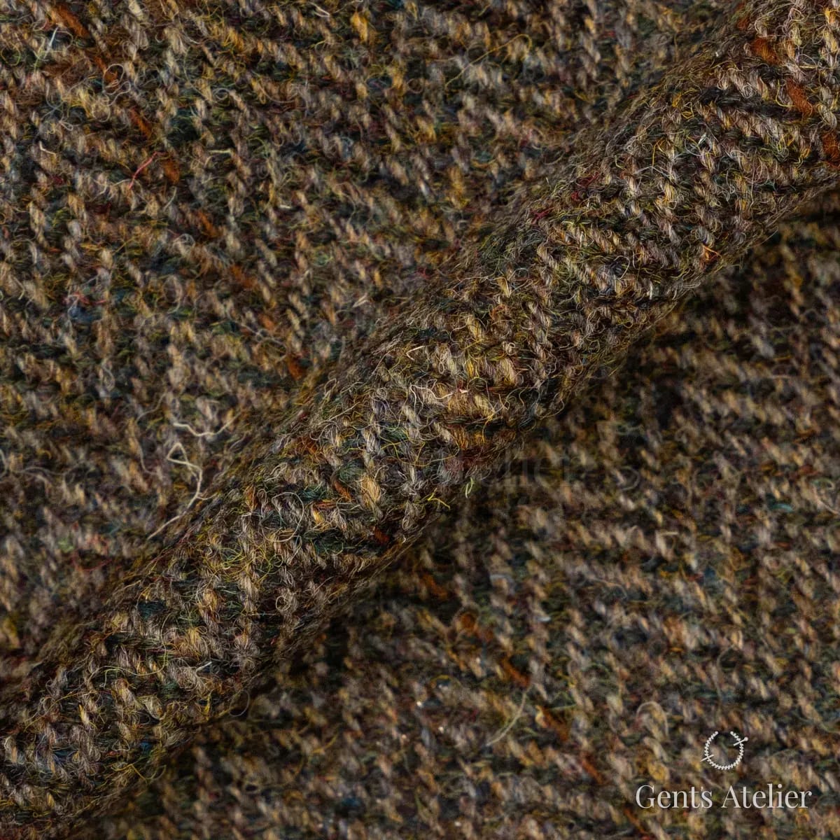 Драпировка ткани Harris Tweed LB000165 крупным планом