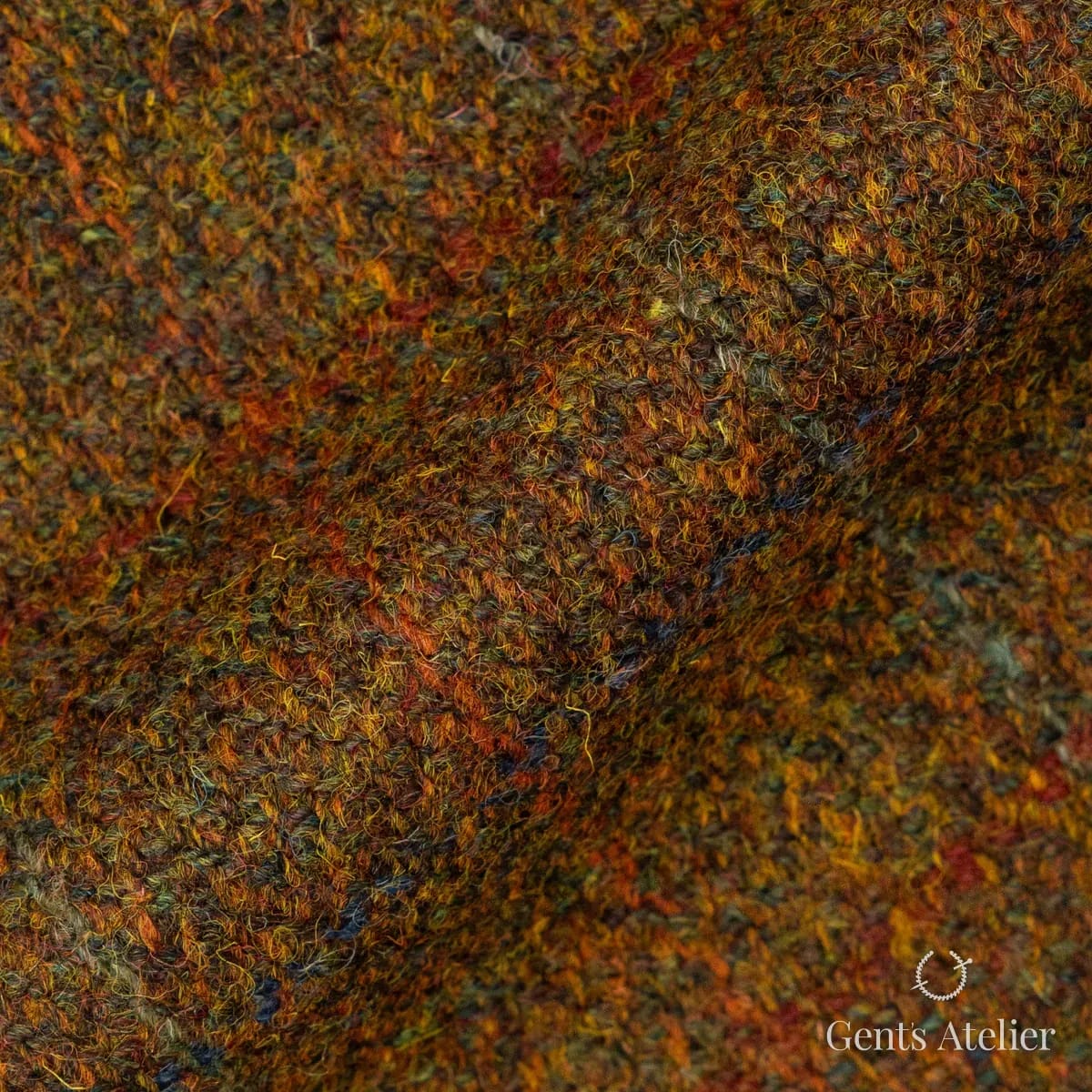 Драпировка ткани Harris Tweed LB000171 крупным планом