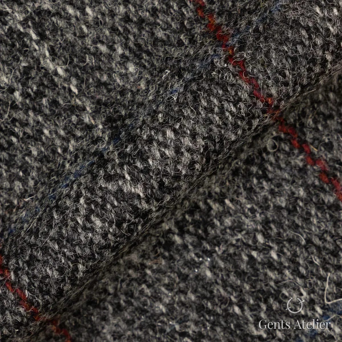 Драпировка ткани Harris Tweed LB000167 крупным планом