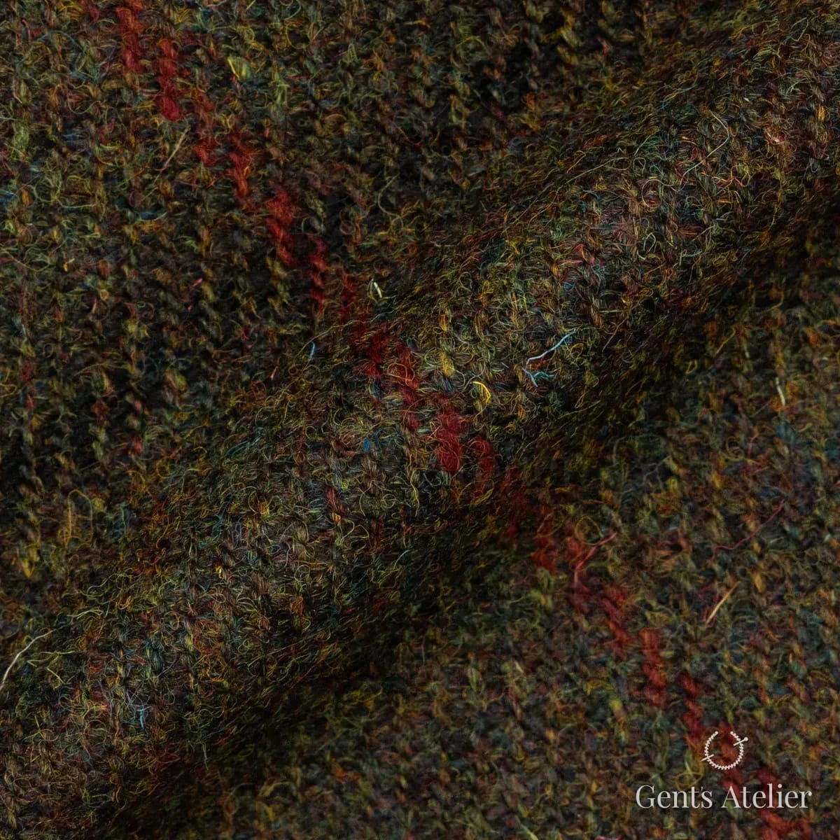 Драпировка ткани Harris Tweed LB002839 крупным планом