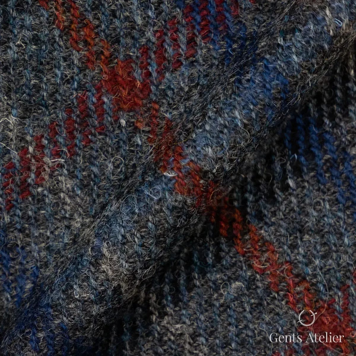 Драпировка ткани Harris Tweed LB003036 крупным планом