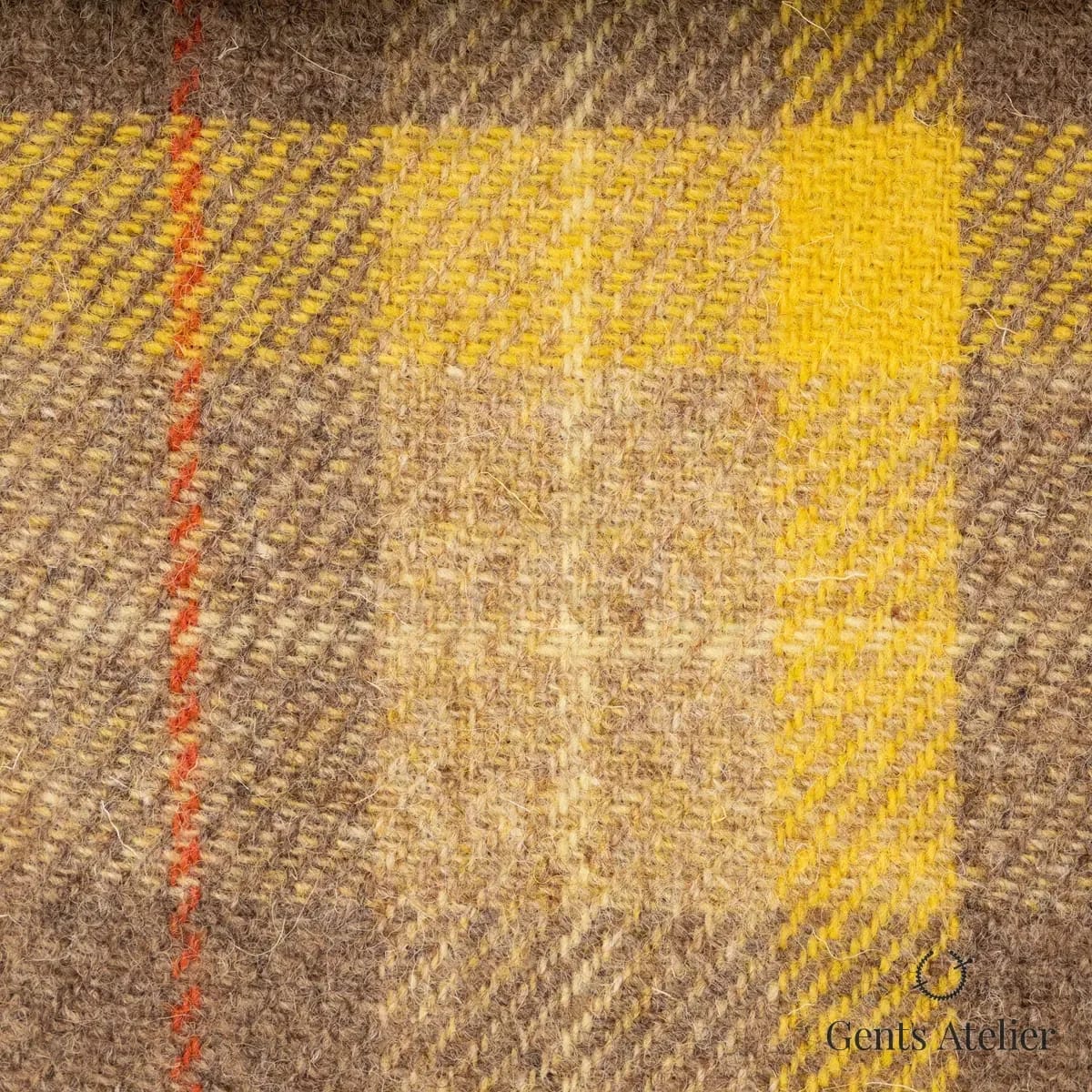 Пальто из Harris Tweed LB003842 — бежевый, 100% шерсть