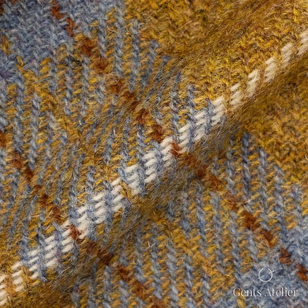 Драпировка ткани Harris Tweed LB000872 крупным планом