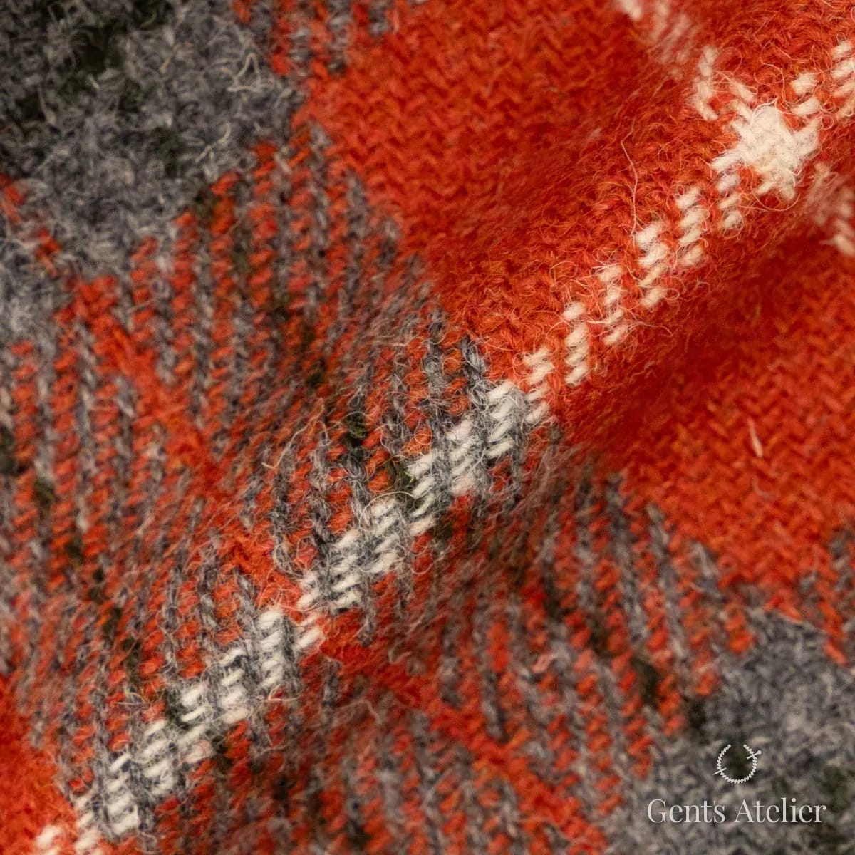 Драпировка ткани Harris Tweed LB000873 крупным планом
