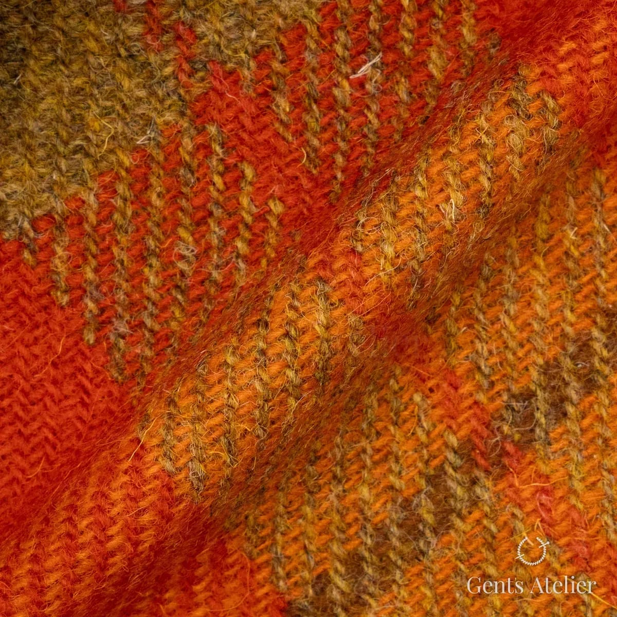 Драпировка ткани Harris Tweed LB000836 крупным планом