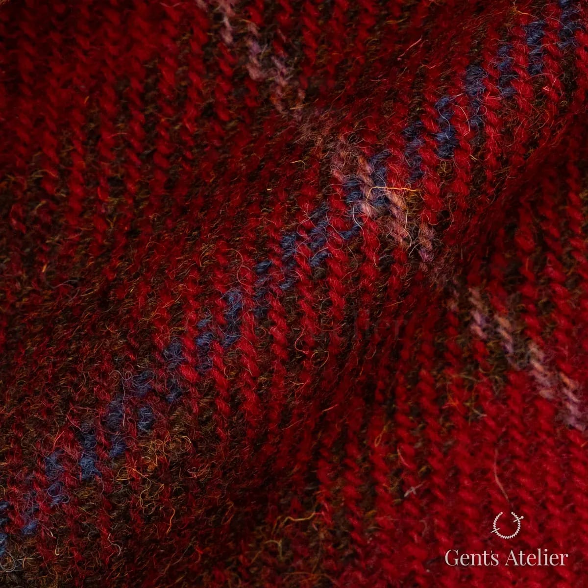 Драпировка ткани Harris Tweed LB000912 крупным планом