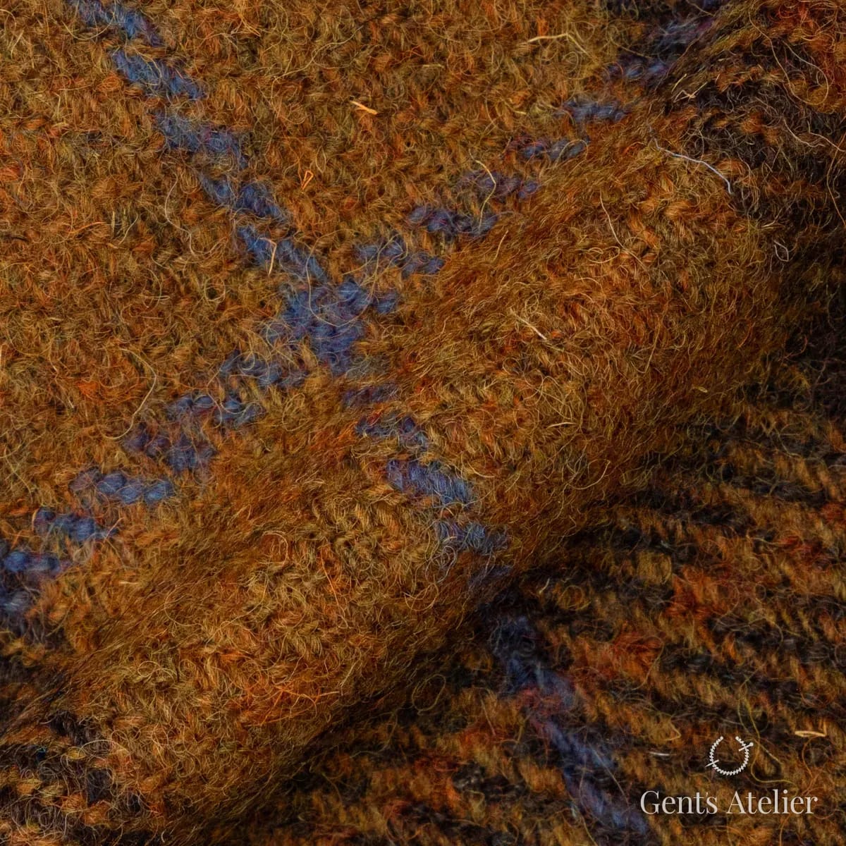 Драпировка ткани Harris Tweed LB000883 крупным планом