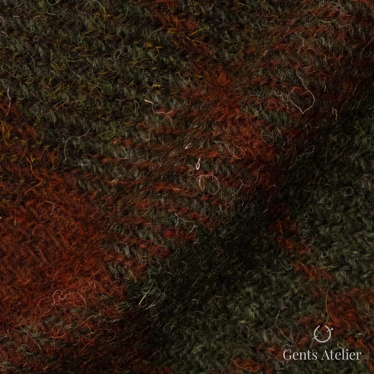 Драпировка ткани Harris Tweed LB000916 крупным планом
