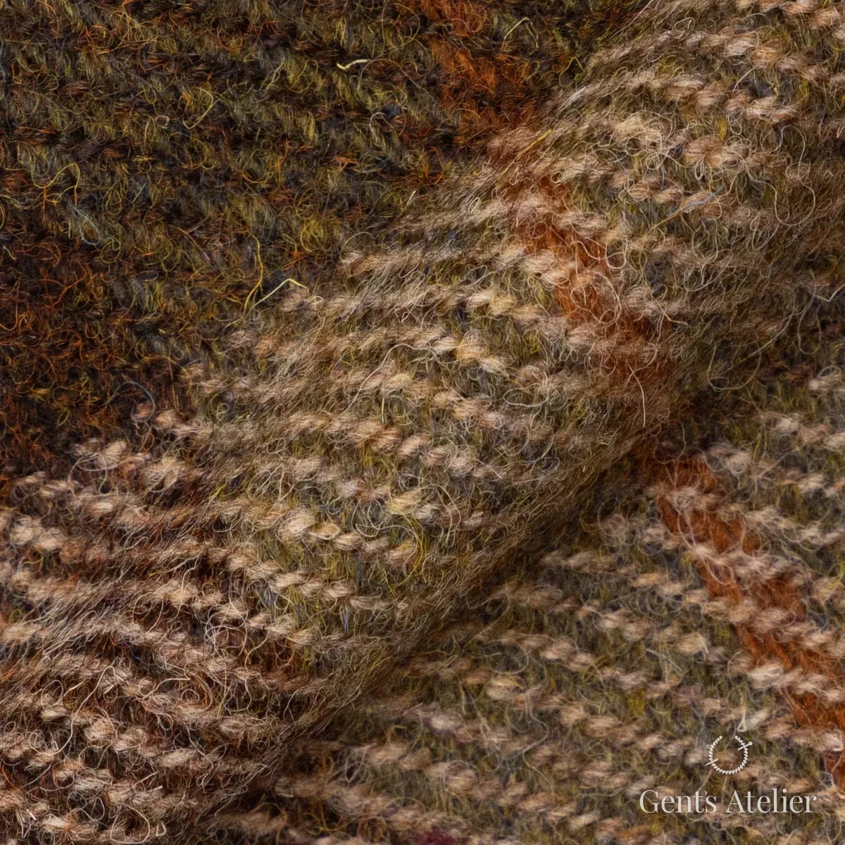 Драпировка ткани Harris Tweed LB003822 крупным планом