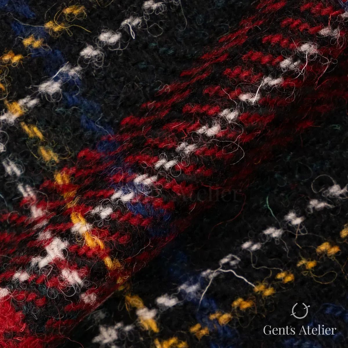 Драпировка ткани Harris Tweed LB000870 крупным планом