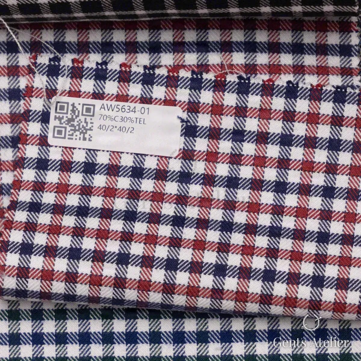 Образец ткани James Fabric AW5634-01 с этикеткой, белый