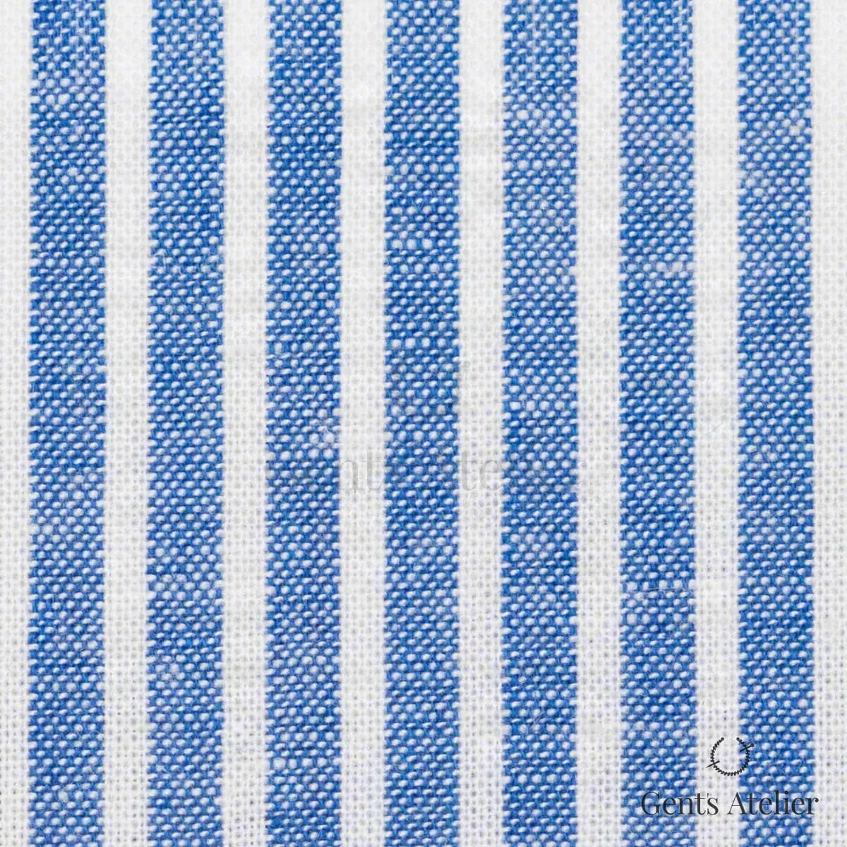 Сорочка из James Fabric 49171 005 — синий, 70% Хлопок, 30% Лён