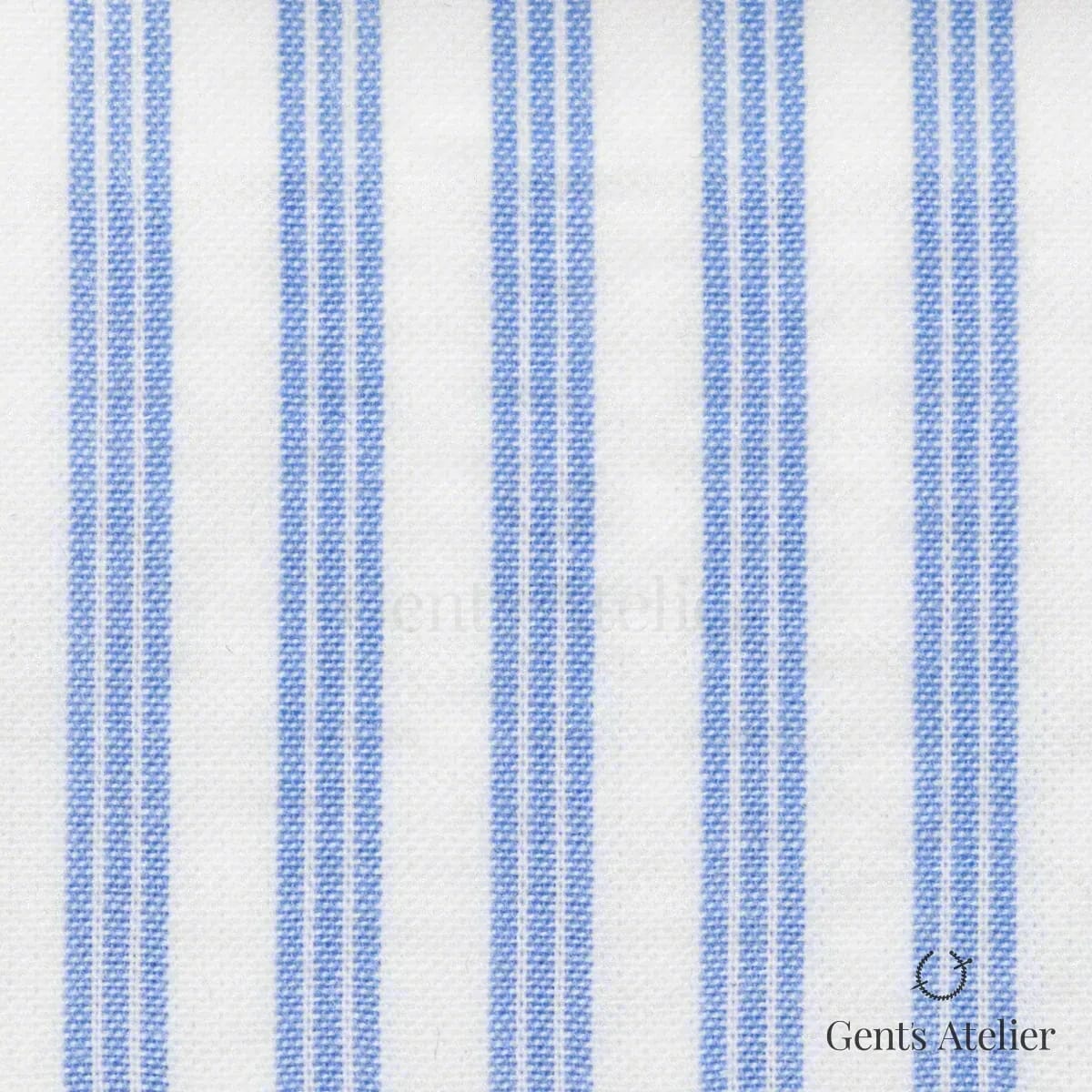 Сорочка из James Fabric 45161 004 — белый в синюю полоску, 100% Хлопок
