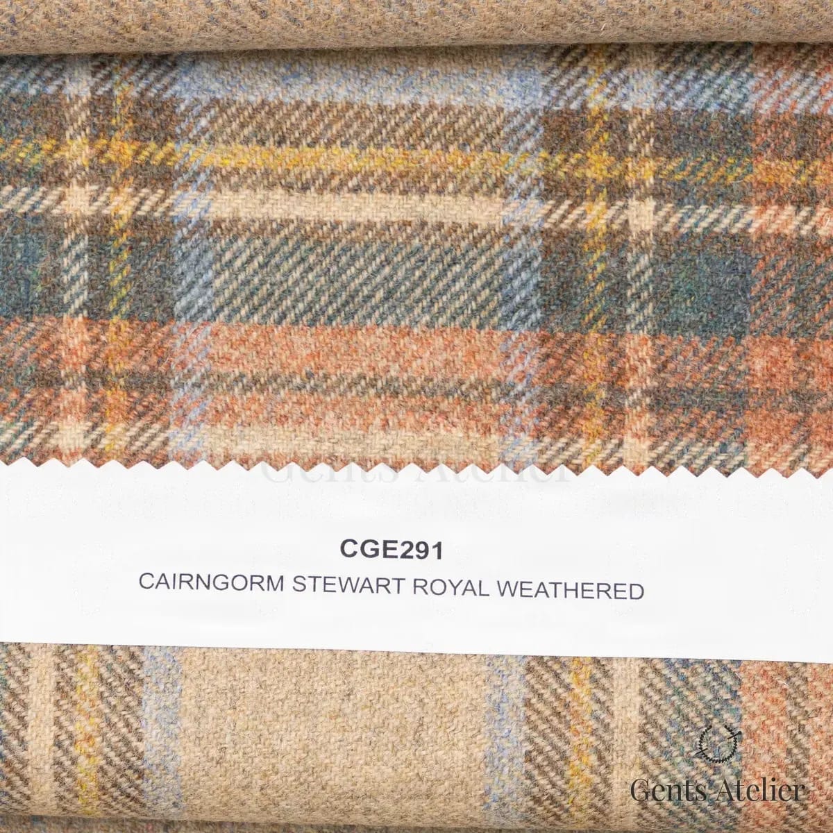 Образец ткани Marton Mills CGE291 с этикеткой, серый
