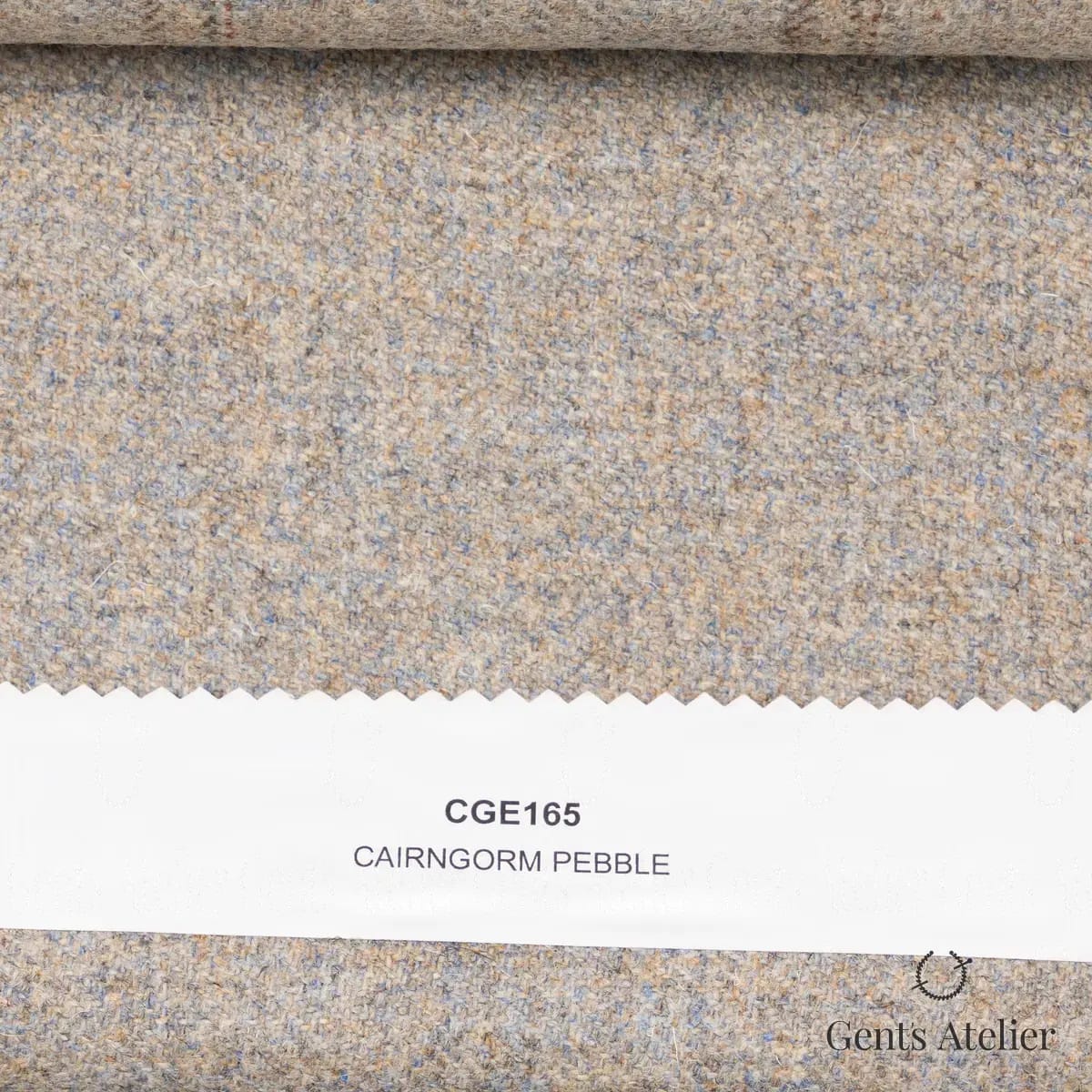 Образец ткани Marton Mills CGE165 с этикеткой, бежевый