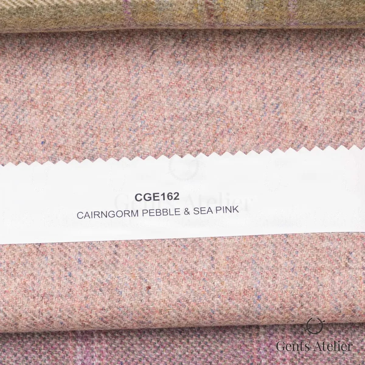 Образец ткани Marton Mills CGE162 с этикеткой, розовый