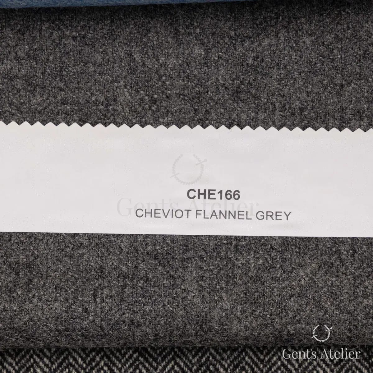 Образец ткани Marton Mills CHE166 с этикеткой, серый