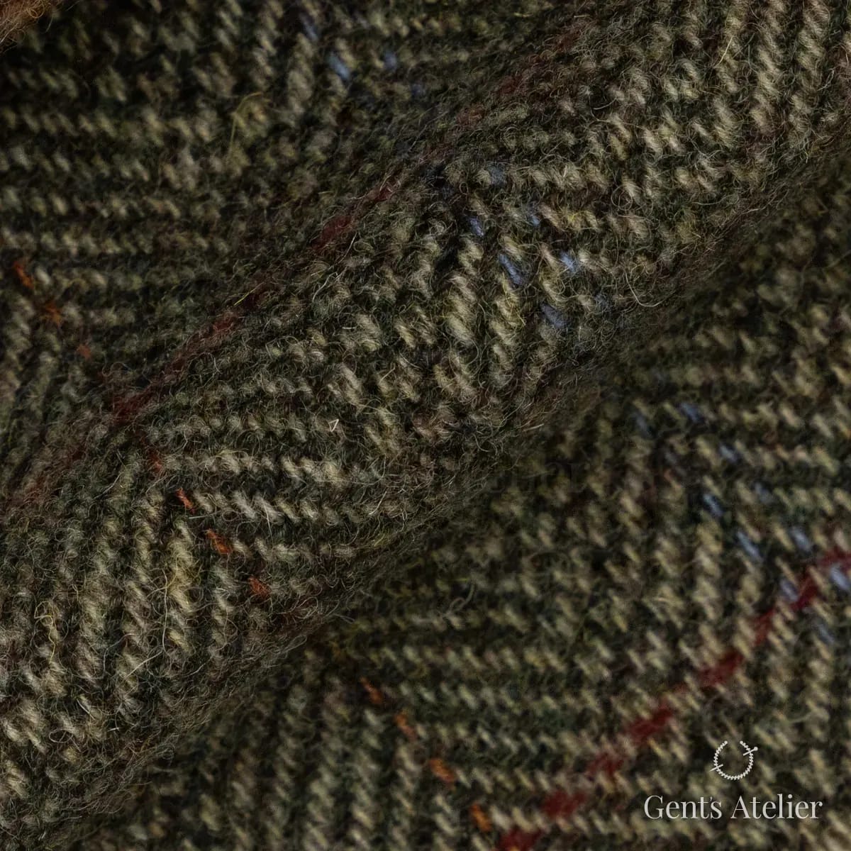 Драпировка ткани Abraham Moon & Sons HR WOOL 3310W/A01 крупным планом