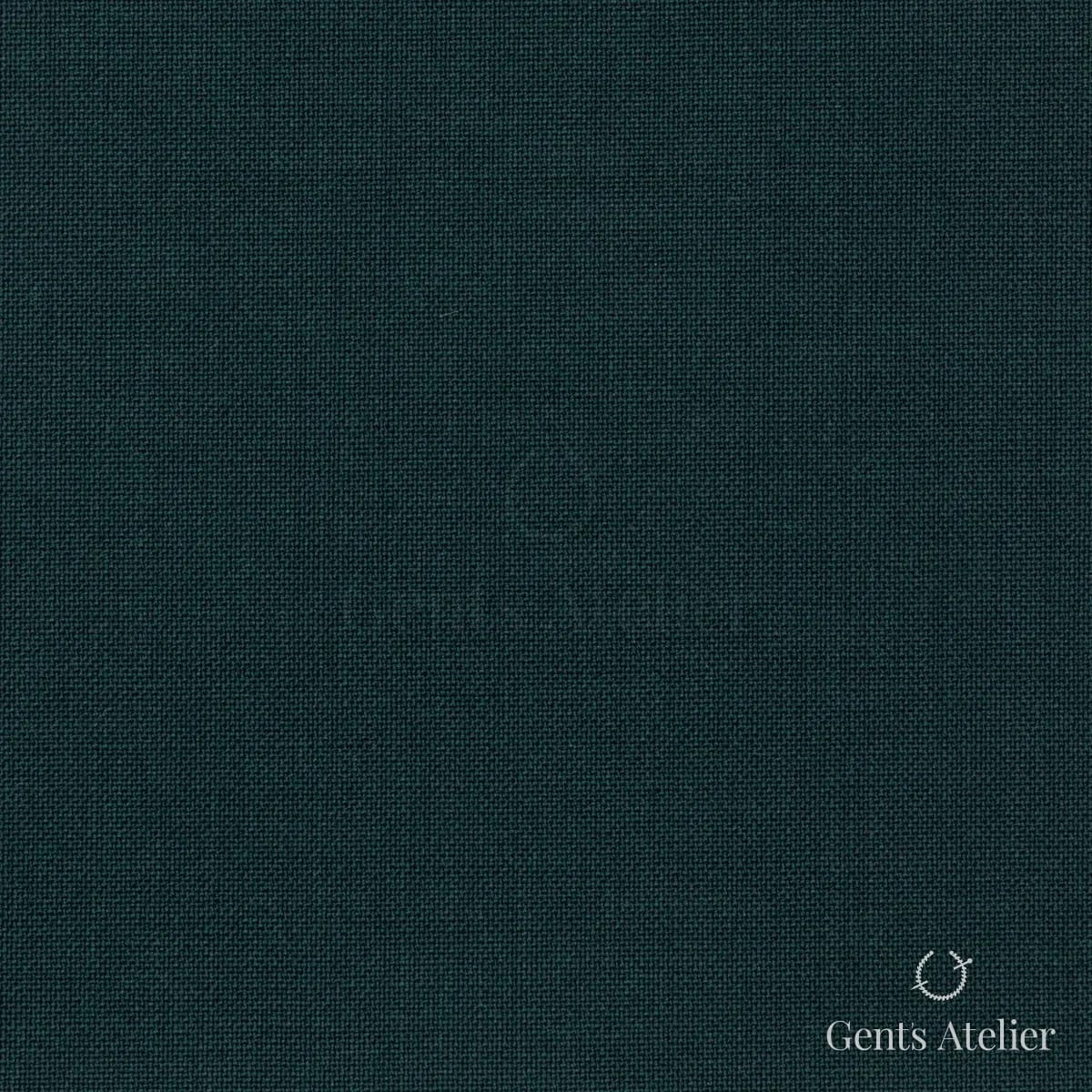 Костюм из Scabal 1501162 — тёмный бутылочно-зелёный (почти чёрный с зелёным отливом), 100%WO