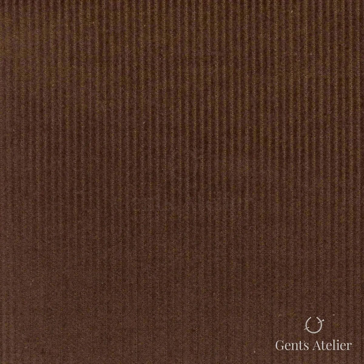 Пальто из Scabal 1501768 — тёмно-коричневый, Хлопок