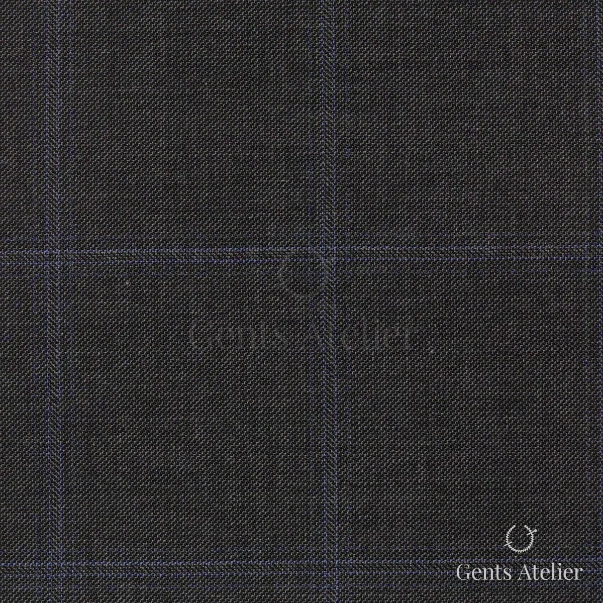 Костюм из Scabal 1502303 — угольно-чёрный, 100%WO