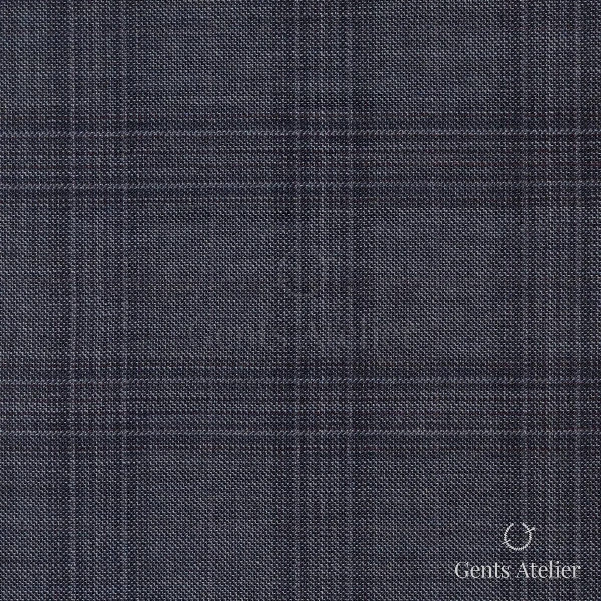 Костюм из Scabal 1502314 — серо-голубой, 100%WO