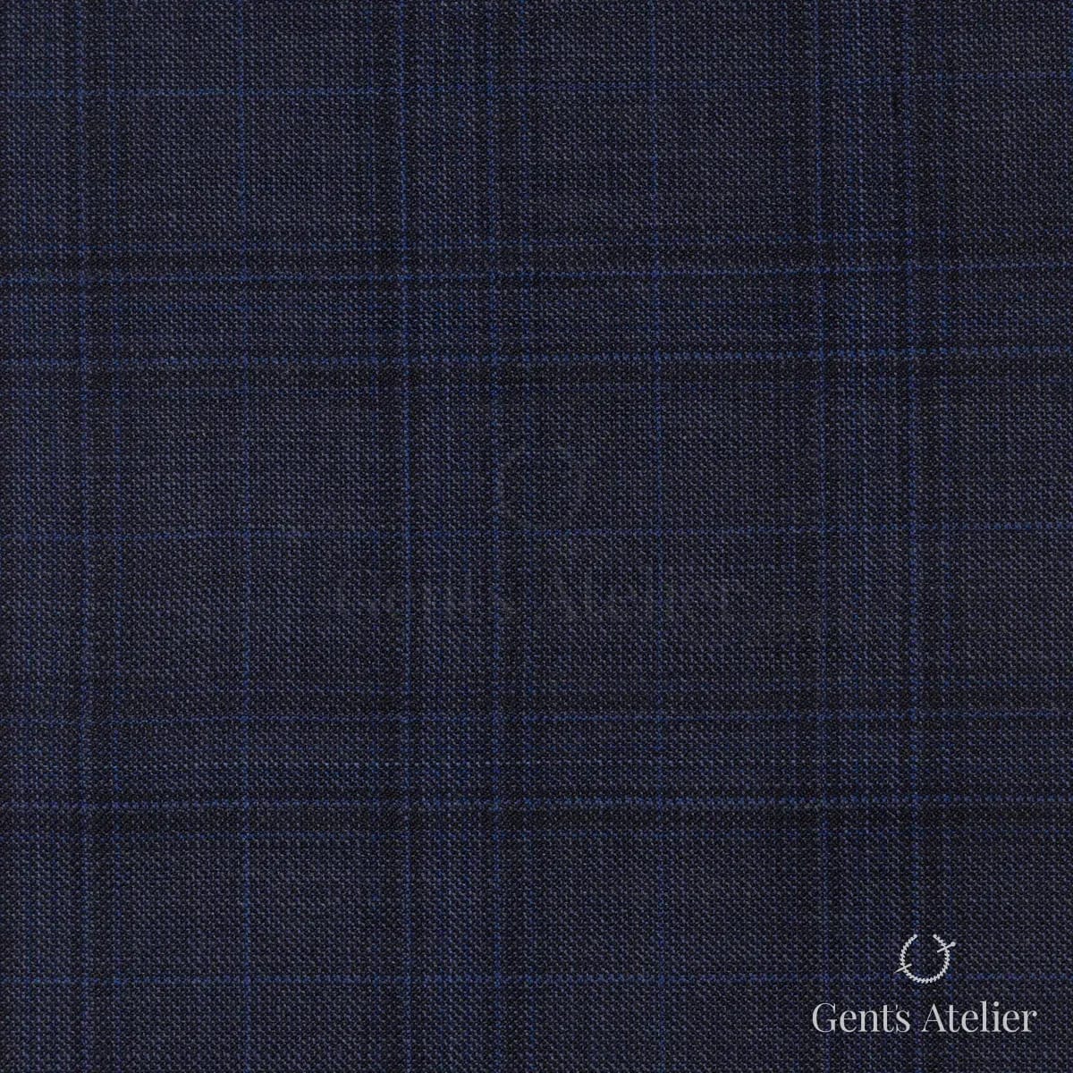 Костюм из Scabal 1502316 — синий, 100%WO