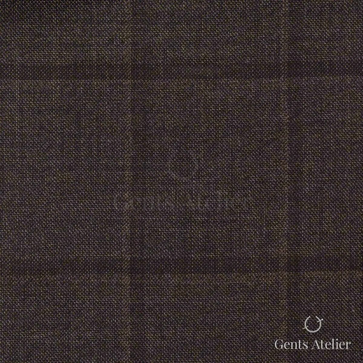 Костюм из Scabal 1502328 — тёмно-коричневый, 100%WO